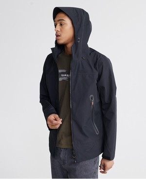 Superdry Hydrotech Waterproof Férfi Kabát Fekete | MITNW4978